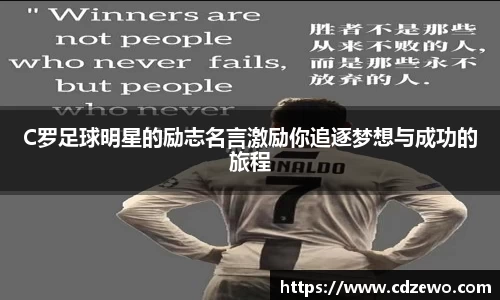 C罗足球明星的励志名言激励你追逐梦想与成功的旅程